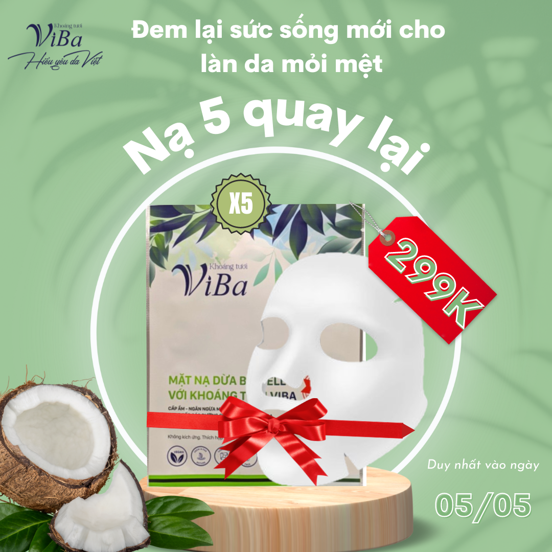 Thử thách trải nghiệm 7 ngày đắp nạ ViBa